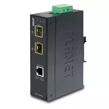 Медиаконвертер Planet IGT-1205AT, RJ-45x1 Гбит/с, SFPx1 Гбит/с, (IGT-1205AT)