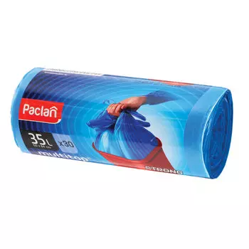 Мешки для мусора PACLAN Multitop 35л, 30шт., синий (600819)