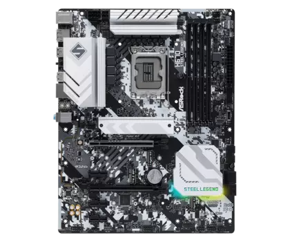 Материнская плата ASRock H670 STEEL LEGEND, Socket1700, Intel H670, 4xDDR4, 2PCI-Ex16, 4SATA3, 7.1-ch, 2.5GLAN, 7 USB 3.2, 2 USB Type-C, HDMI, DP, ATX, Retail