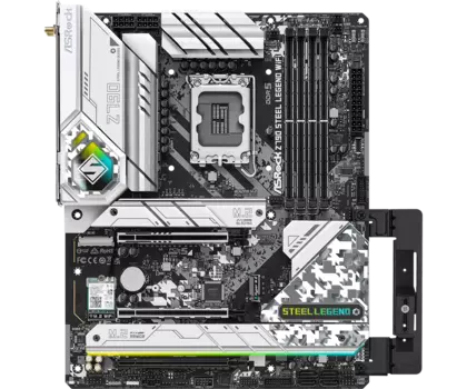 Материнская плата ASRock STEEL LEGEND WIFI, Socket1700, Intel Z790, 4xDDR5 DIMM, PCI-Ex16, 8SATA3, 7.1-ch, 2.5GLAN, 12 USB 3.2, 2 USB Type-C, HDMI, DP, ATX, Retail