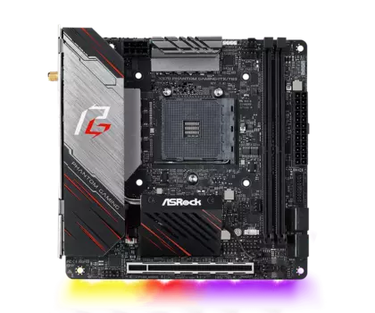 Материнская плата ASRock X570 Phantom Gaming-ITX/TB3, SocketAM4, AMD X570, 2xDDR4, PCI-Ex16, 4SATA3, 7.1-ch, GLAN, 6 USB 3.2, 1 USB Type-C, HDMI, DP, mini-ITX, Retail