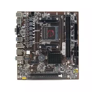 Материнская плата AFOX A320-MA-V2, SocketAM4, AMD A320, 2xDDR4, PCI-Ex16, 4SATA3, 5.1-ch, GLAN, 4 USB 3.0, VGA, HDMI, mATX, Retail