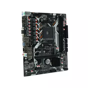 Материнская плата AFOX A320D4-MA5-V2, SocketAM4, AMD A320, 2xDDR4, PCI-Ex16, 4SATA3, 5.1-ch, GLAN, 4 USB 3.0, VGA, HDMI, mATX, Retail