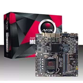 Материнская плата AFOX AFH510-MI, Socket1200, Intel H510, 2xDDR4L SO-DIMM, 2SATA3, 5.1-ch, GLAN, 2 USB 3.2, VGA, HDMI, mini-ITX, Retail
