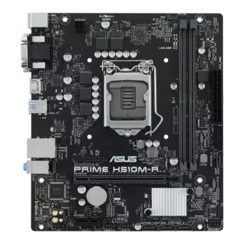 Материнская плата ASUS H510M-R-SI, Socket1200, Intel H510, 2xDDR4, PCI-Ex16, 4SATA3, 7.1-ch, GLAN, 4 USB 3.0, VGA, DVI, HDMI, mATX, Bulk