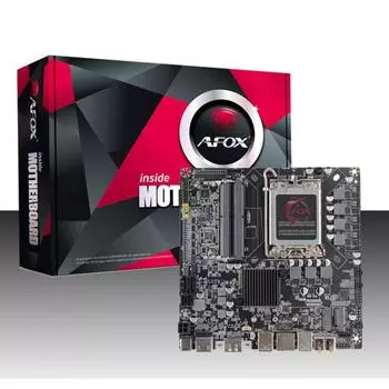 Материнская плата AFOX AFH610-MI, Socket1700, Intel H610, 2xDDR4L SO-DIMM, 2SATA2, 5.1-ch, GLAN, 4 USB 3.2, HDMI, DP, mini-ITX, Retail