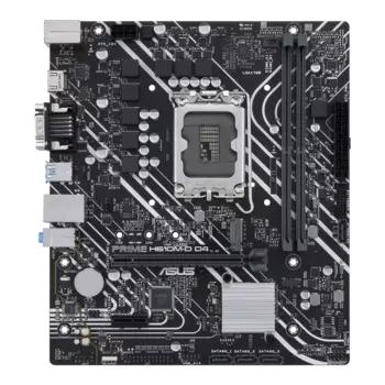 Материнская плата ASUS PRIME H610M-D D4, Socket1700, Intel H610, 2xDDR4, PCI-Ex16, 4SATA3, 7.1-ch, GLAN, 4 USB 3.2, VGA, HDMI, mATX, Retail