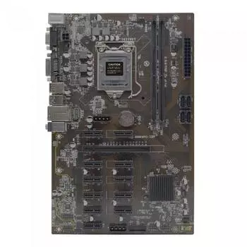 Материнская плата AFOX BTC Version, Socket1151, Intel B250, 2xDDR4, PCI-Ex16, 4SATA3, 5.1-ch, 2 USB 3.0, VGA, DVI, ATX, Retail