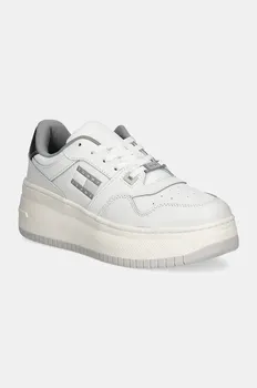 Кроссовки TJW Retro Basket Flatplatform Metal Tommy Jeans, белый