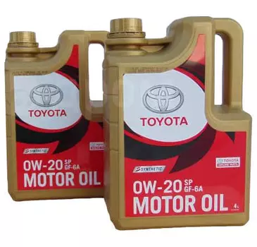 Моторное масло TOYOTA / LEXUS 0888084355 0W-20 синтетическое 4 л