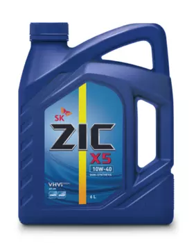 Моторное масло ZIC 172622 10W-40 полусинтетическое 6 л