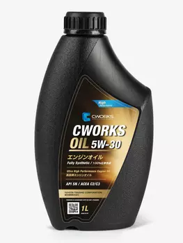 Моторное масло CWORKS A130R8001 5W-30 синтетическое 1 л