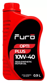 Моторное масло FURO OPTI PLUS 10W40FR008 10W-40 полусинтетическое 0.9 л