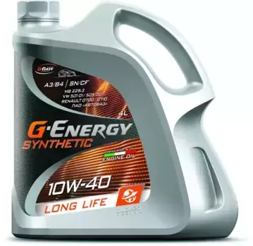 Моторное масло G-ENERGY 253142395 10W-40 синтетическое 4 л