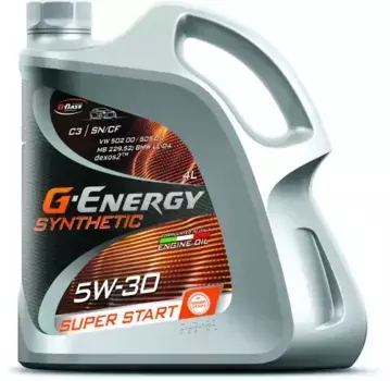 Моторное масло G-ENERGY 253142400 5W-30 синтетическое 4 л