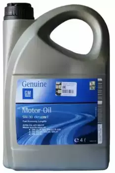 Моторное масло GM 93165556 5W-30 синтетическое 4 л