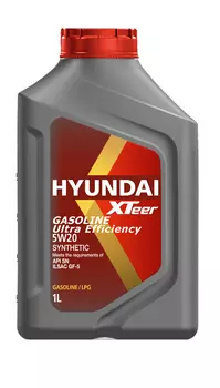 Моторное масло HYUNDAI XTEER 1011013 5W-20 синтетическое 1 л