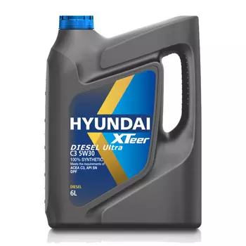 Моторное масло HYUNDAI XTEER 1061224 5W-30 синтетическое 6 л