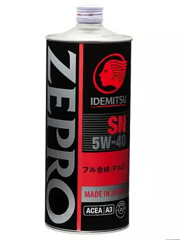 Моторное масло IDEMITSU 3585001 5W-40 синтетическое 1 л