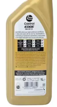Моторное масло CASTROL 15F7EF 5W-30 синтетическое 1 л
