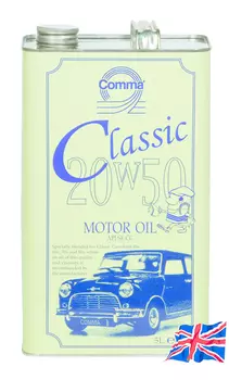 Моторное масло COMMA CLA20505L 20W-50 минеральное 5 л