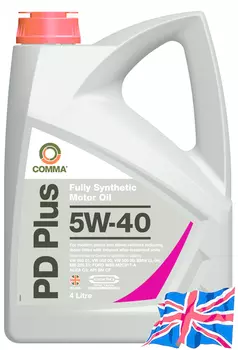 Моторное масло COMMA DPD4L 5W-40 синтетическое 4 л