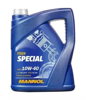 Моторное масло MANNOL MN75095 10W-40 полусинтетическое 5 л