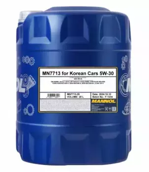 Моторное масло MANNOL MN771320 5W-30 синтетическое 20 л