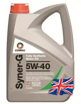 Моторное масло COMMA SYN4L 5W-40 синтетическое 4 л