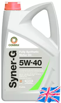 Моторное масло COMMA SYN5L 5W-40 синтетическое 5 л