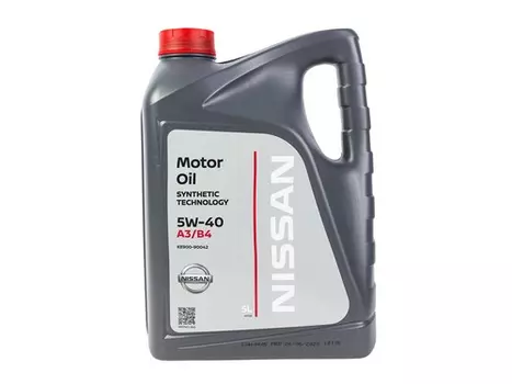 Моторное масло NISSAN KE900-90042R 5W-40 синтетическое 5 л