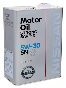 Моторное масло NISSAN KLAN505304 5W-30 синтетическое 4 л