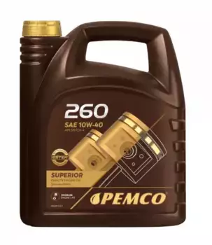 Моторное масло PEMCO PM0260-5 10W-40 полусинтетическое 5 л