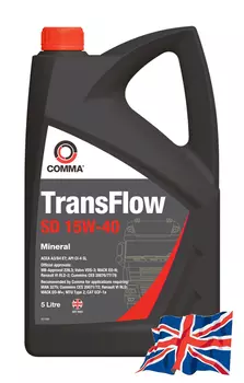 Моторное масло COMMA TFSD5L 15W-40 минеральное 5 л