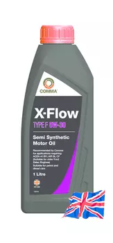 Моторное масло COMMA XFF1L 5W-30 полусинтетическое 1 л