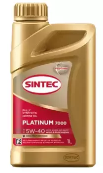 Моторное масло SINTEC 600138 5W-40 синтетическое 1 л