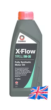 Моторное масло COMMA XFLL1L 5W-30 синтетическое 1 л