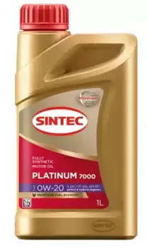 Моторное масло SINTEC 600162 0W-20 синтетическое 1 л