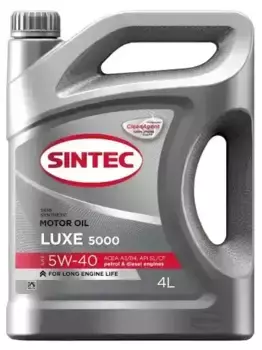 Моторное масло SINTEC 600237 5W-40 полусинтетическое 4 л