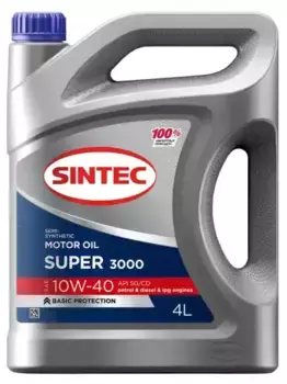 Моторное масло SINTEC 600240 10W-40 полусинтетическое 4 л