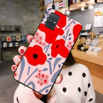 Abstract Painting Flowers Phone Case For Samsung Note 8 9 10 20 Case For Note10Pro 10lite 20ultra M20 M31 Funda Case Note10lite