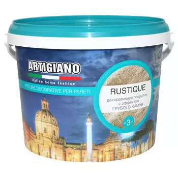 краска декоративная ARTIGIANO Rustique 2,5л белая, арт.14140