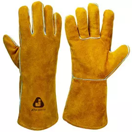 краги спилковые Jeta Safety пятипалые на подкладке XL