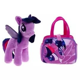 Мягкая игрушка «Пони искорка» в сумочке, My Little Pony, 25 см