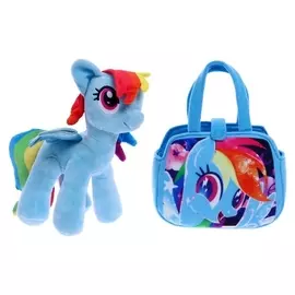 Мягкая игрушка «Пони радуга» в сумочке, My Little Pony, 25 см