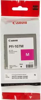 Картридж Canon PFI-107M пурпурный (6707b001)