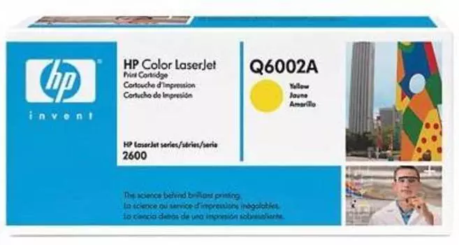 Картридж HP 124A желтый (q6002a)
