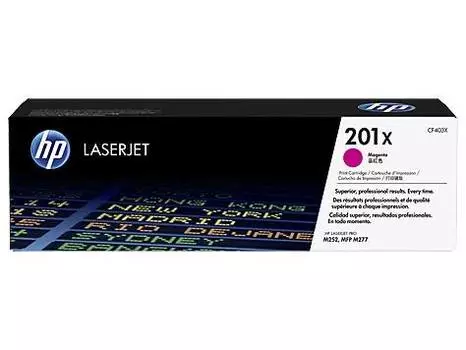 Картридж HP 201X пурпурный (cf403x)