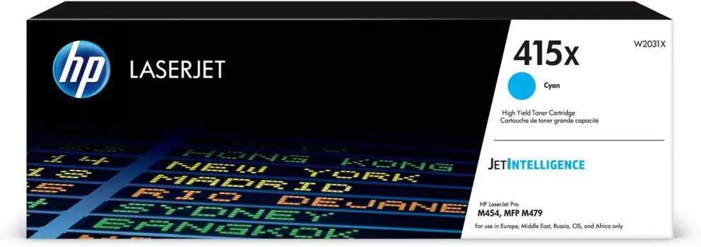 Картридж HP 415X голубой (w2031x)