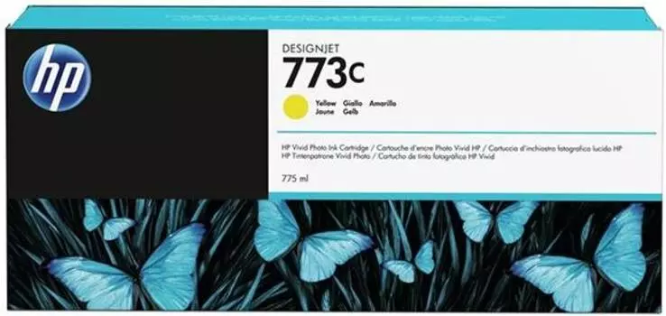 Картридж HP 773C желтый (c1q40a)